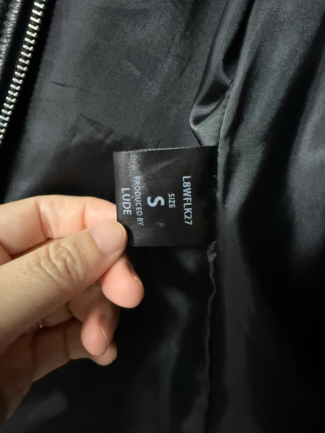 디자이너 루드 램스킨 라이더 가죽자켓 상품이미지5
