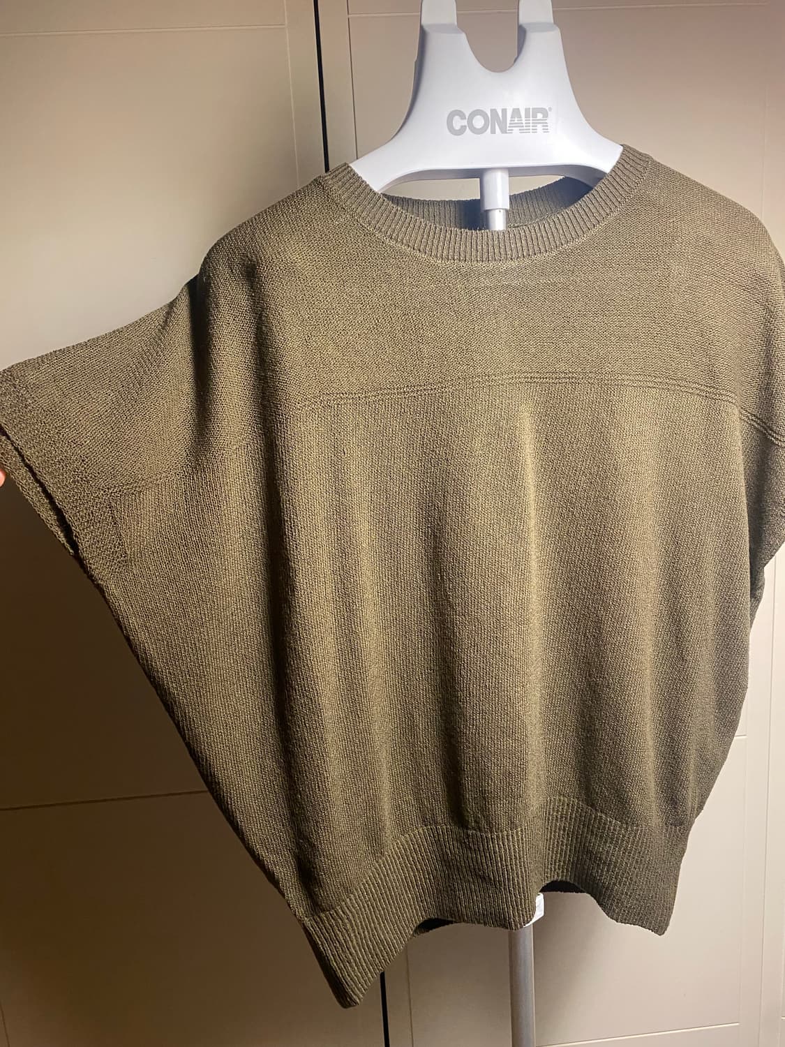 아스프로 반팔 니트 95 올리브 상품이미지1