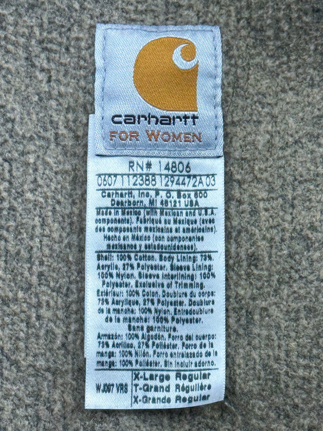 칼하트 디트로이트 WJ097 VRS 살몬 핑크 상품이미지7