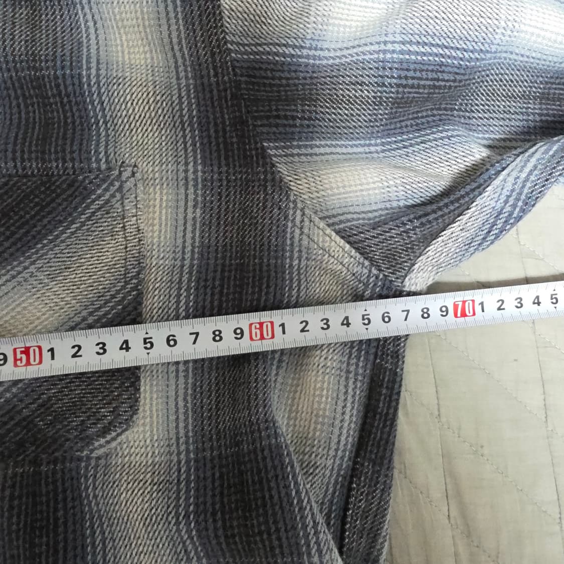 [XL] 00s 세인트 존스 베이 빈티지 플란넬 체크 셔츠 화이트/블랙 상품이미지7