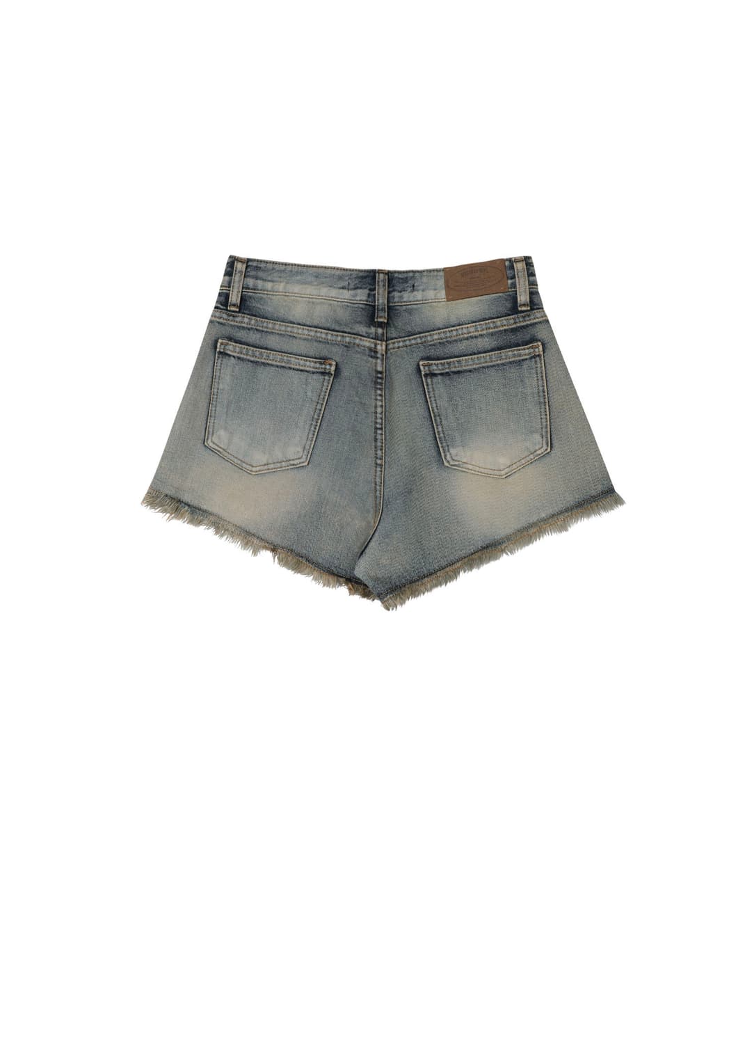 24VER. DAMAGE WASHING SHORTS, BLUE 상품이미지5