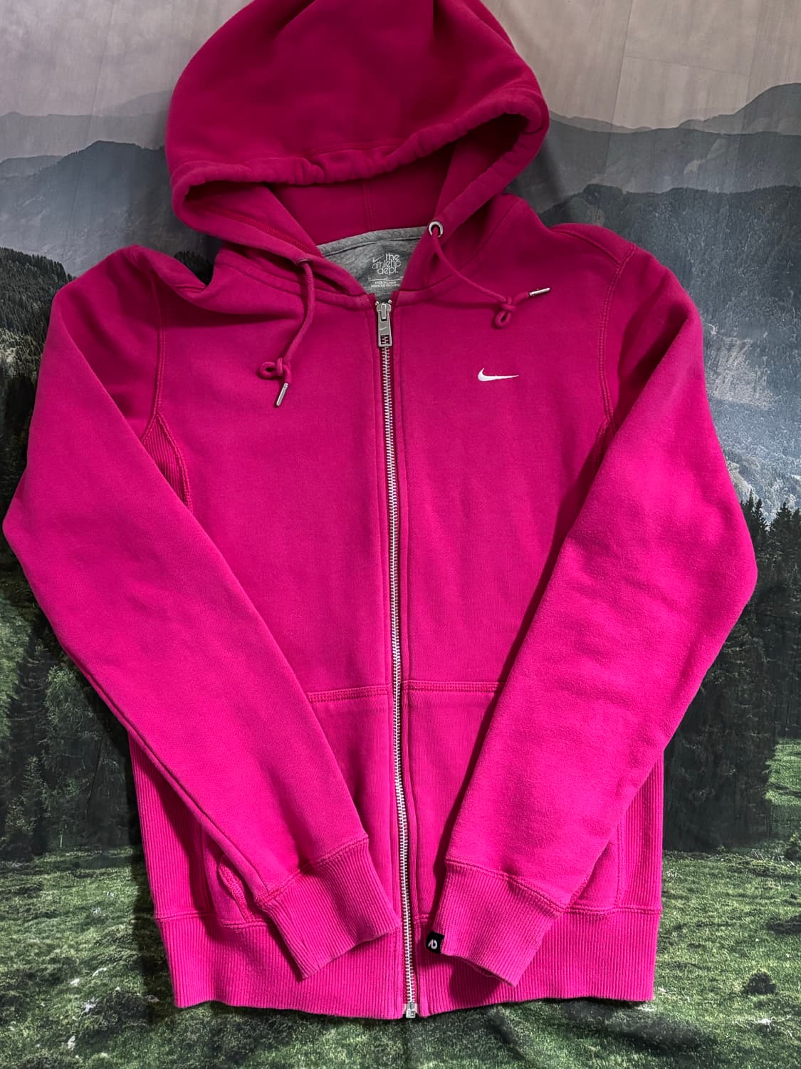 나이키 y2k 핫핑크 후드집업 상품이미지1