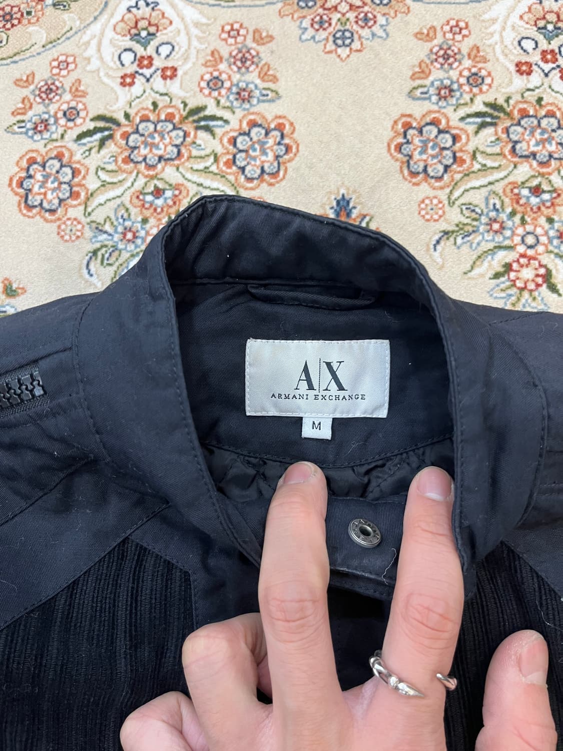 아르마니 익스체인지 지퍼 디테일 바이커 자켓 상품이미지7