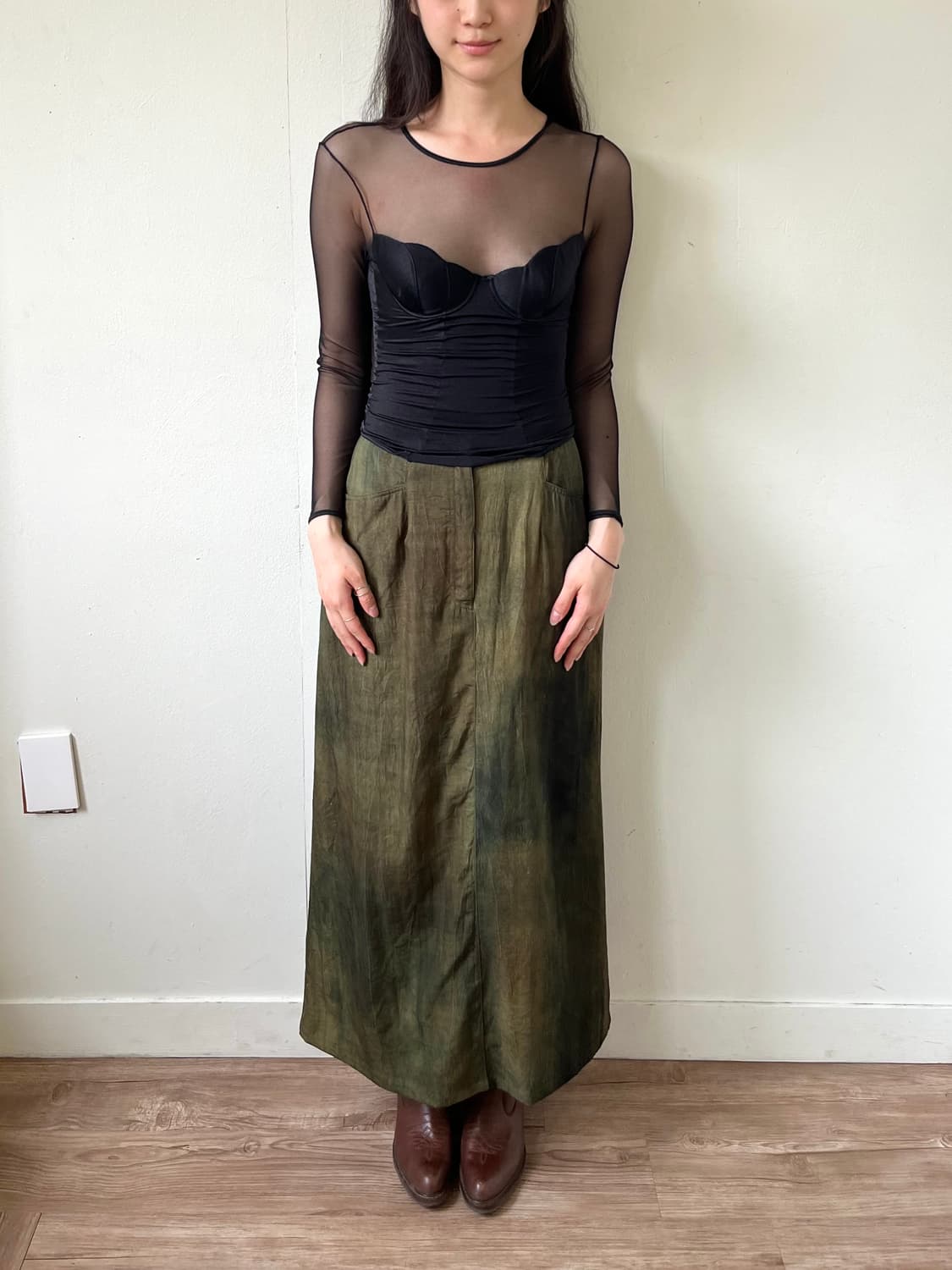 Gemma 블랙 코르셋 탑 상품이미지8