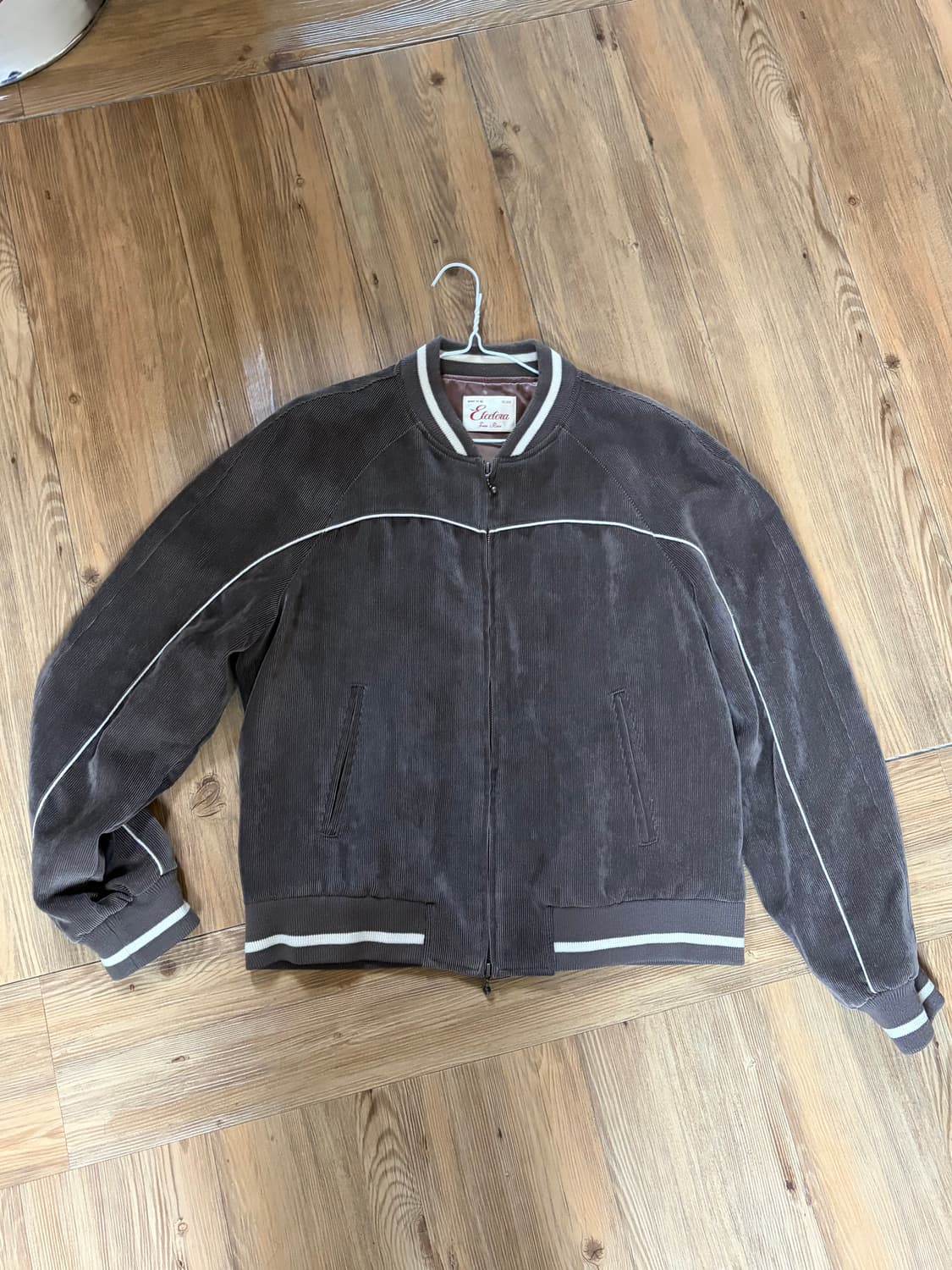 이티씨이 코듀로이 래글런 자켓 브라운 M 상품이미지5