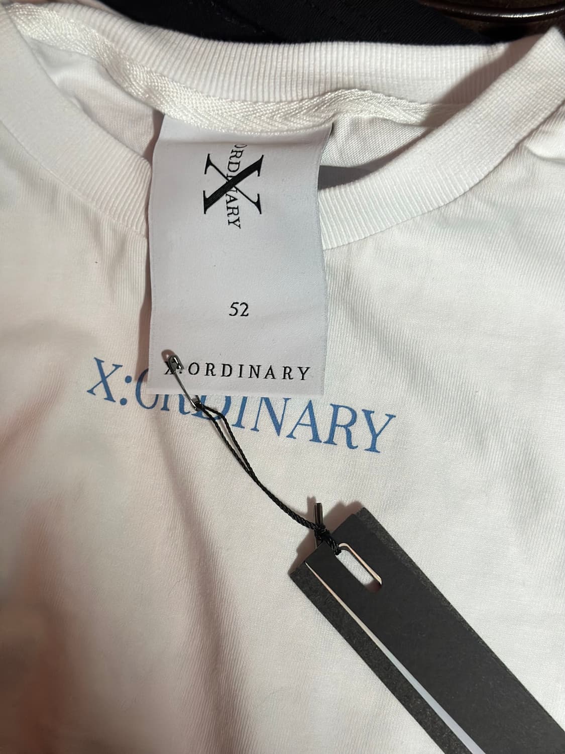 X:ORDINARY 화이트 반팔티 52 상품이미지3