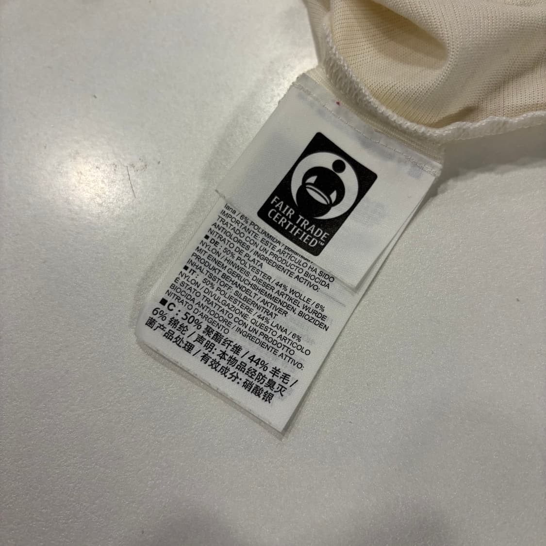 [XL] 아크테릭스 아크로고 엠블럼 반팔 티셔츠 아이보리 D431 상품이미지6