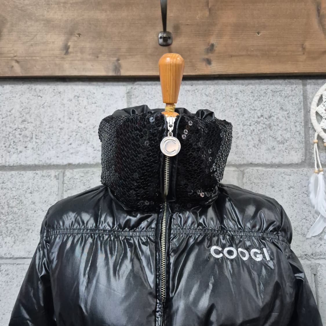 쿠지 여성벨티드 숏패딩(시퀸카라) 희귀레어템 상품이미지2