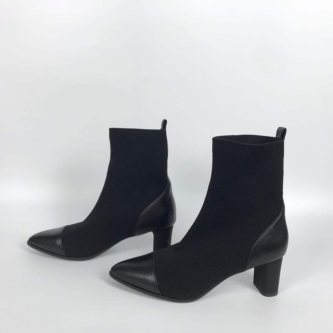 나인웨스트 뉴 나오미 레더 니트 삭스부츠 여성235 상품이미지4