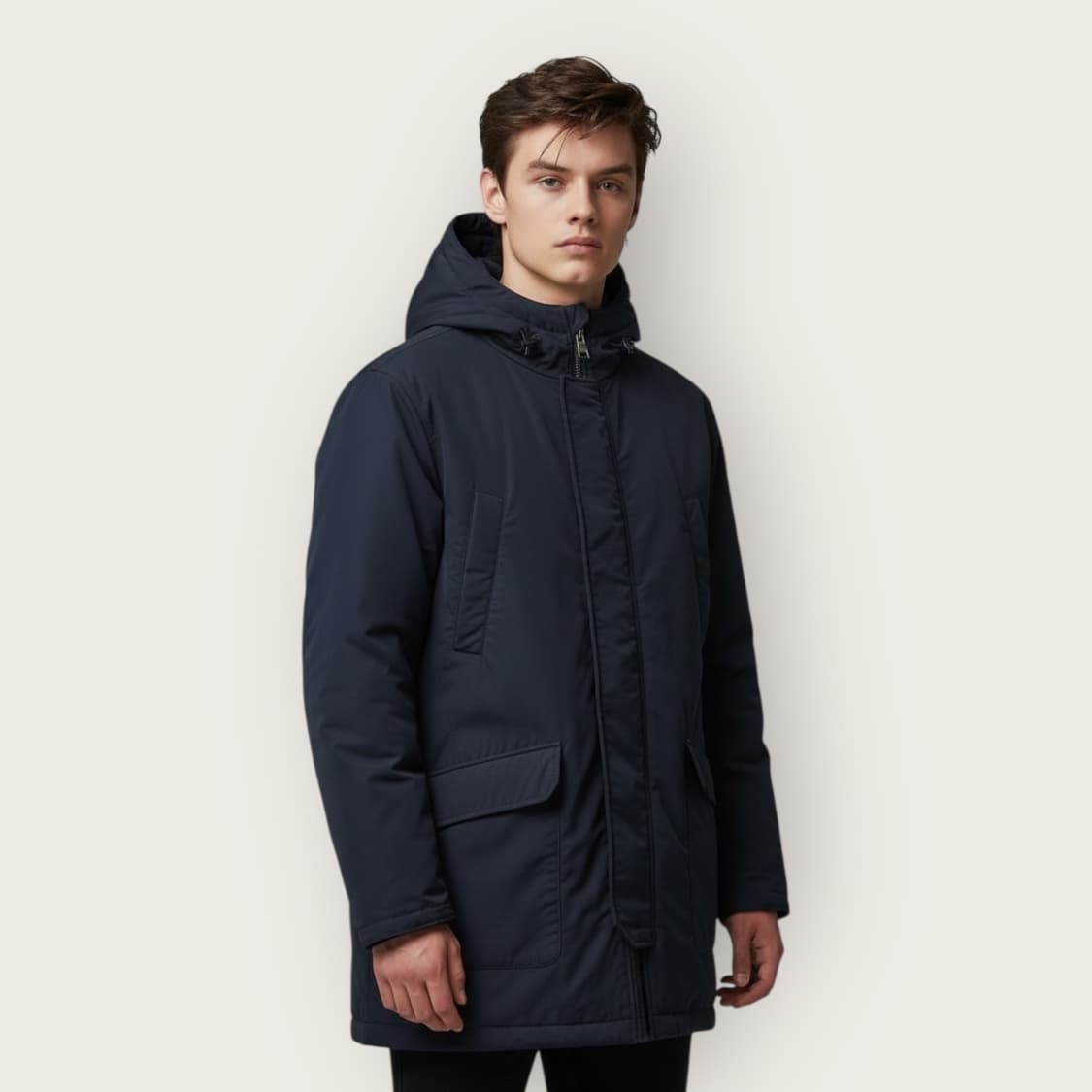 100~105/ 에르노 구스다운 후디드 나일론 패딩점퍼 상품이미지1