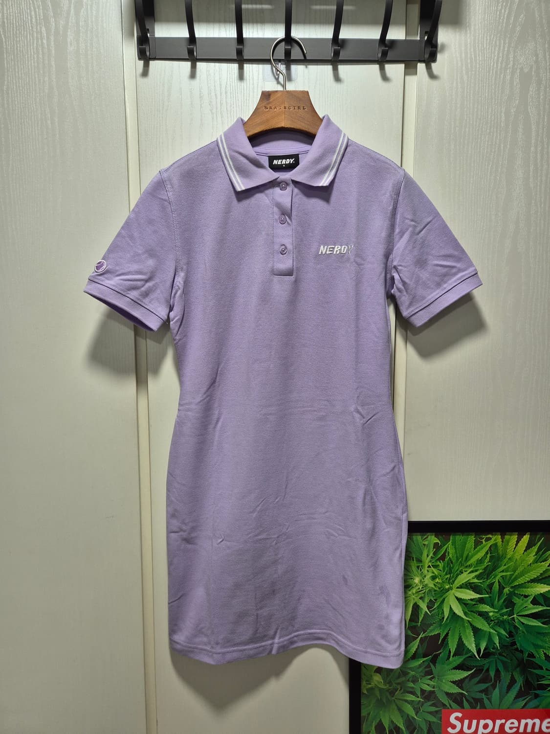 (타임세일)(새상품)널디 NERDY 퍼플 폴로 원피스 상품이미지1