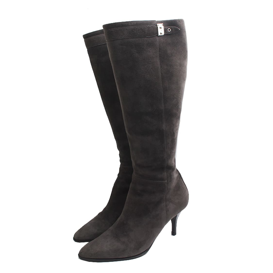 에르메스 펠트그라우 스웨이드 롱부츠 37 상품이미지1