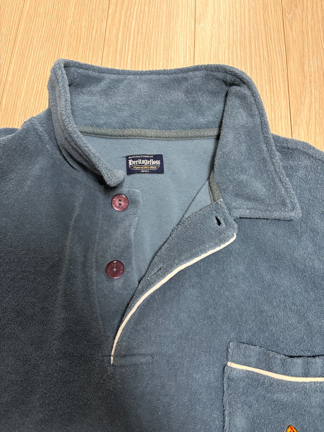 헤리티지플로스 타올 카라티 폴로티 블루 상품이미지2