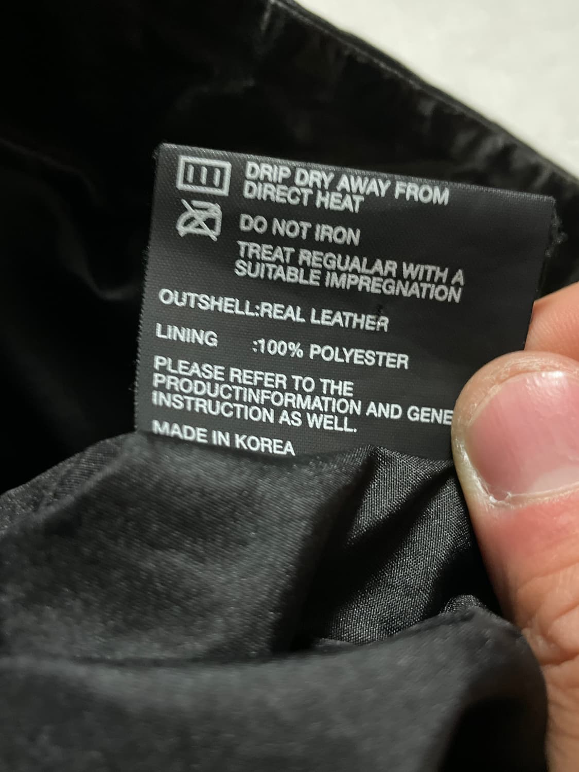 광희시장 웨스턴 무드 램스킨 양가죽 레더 자켓 다크 브라운 상품이미지9