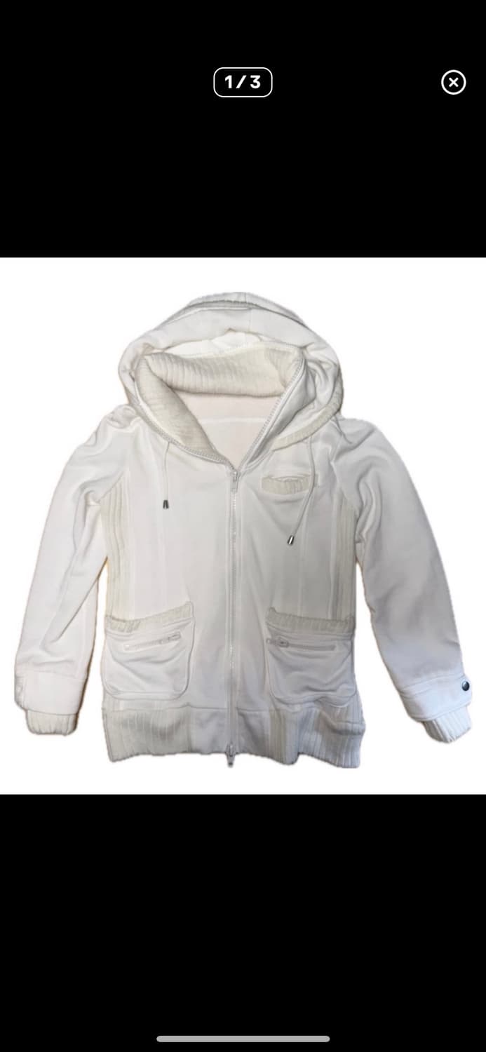 세실맥비 후드집업 흰색 상품이미지1