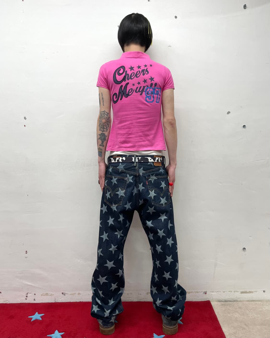 Retro pink pk t-shirt 상품이미지4
