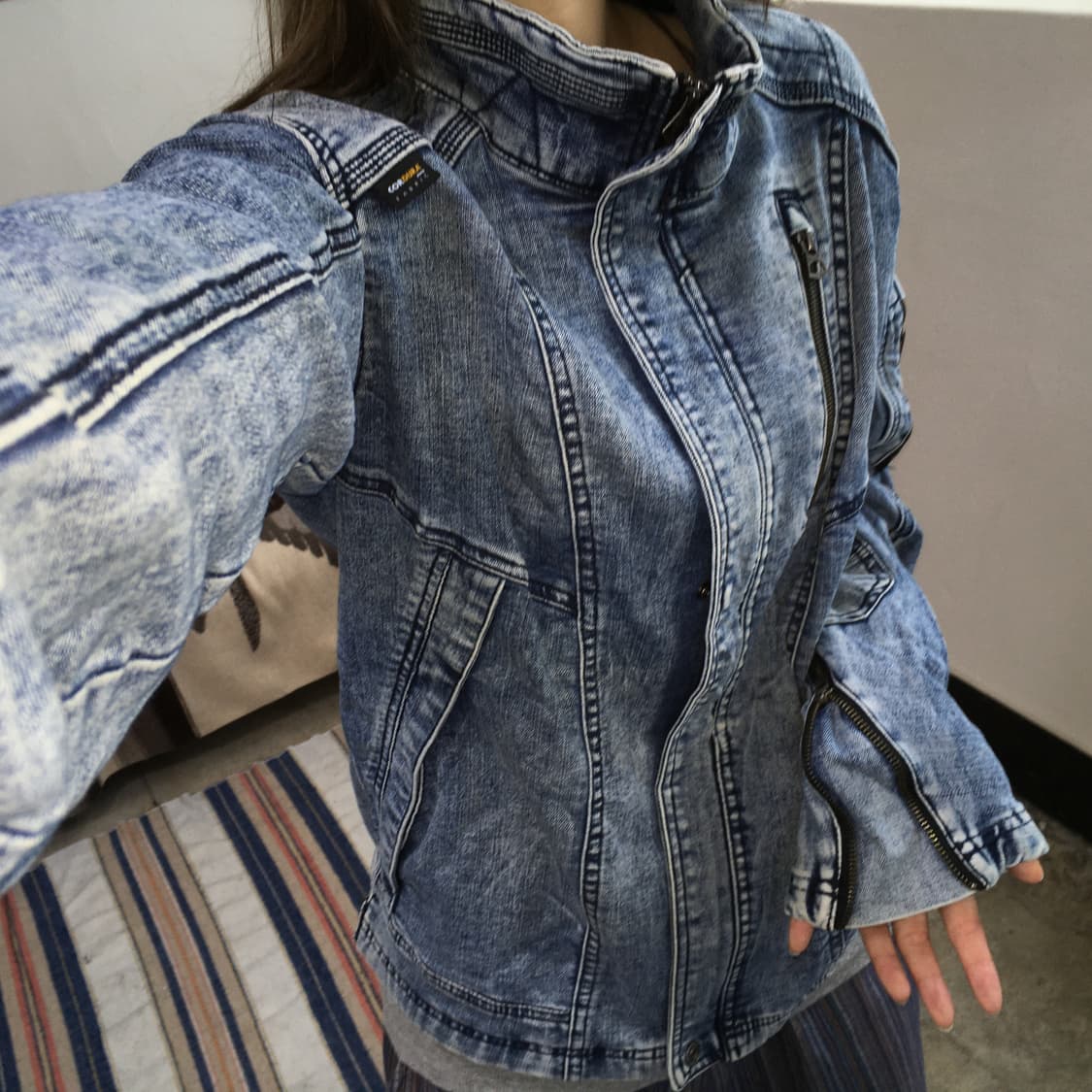 투티/A11 JPN 빈티지 WORKMAN 라이더 데님 자켓 트러커 상품이미지2