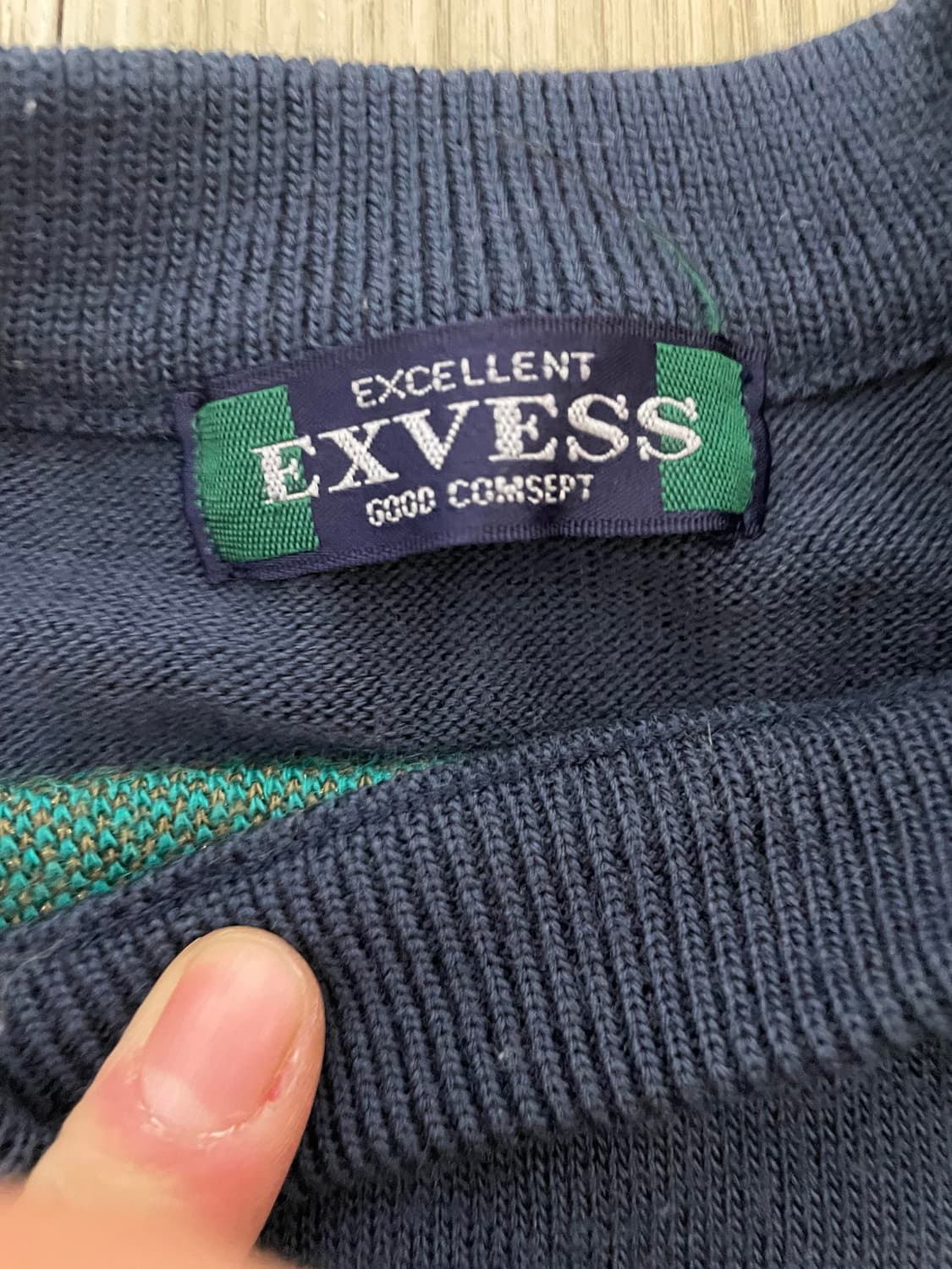 EXVESS - 재패니즈 크레이지 패턴 니트 (L 추천) 상품이미지3
