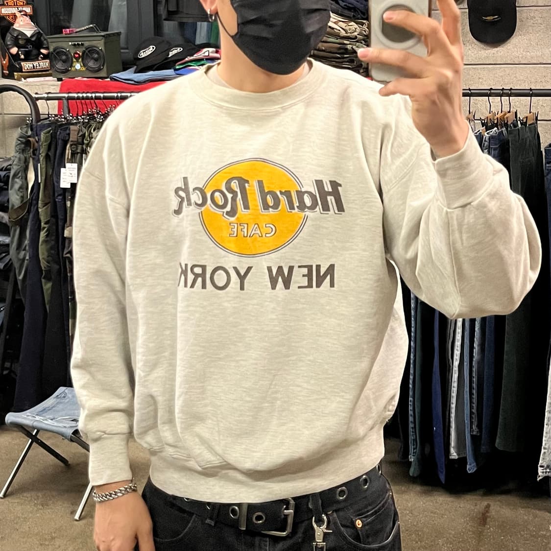90s 뉴욕 하드락카페 스웻셔츠 (95) 상품이미지5