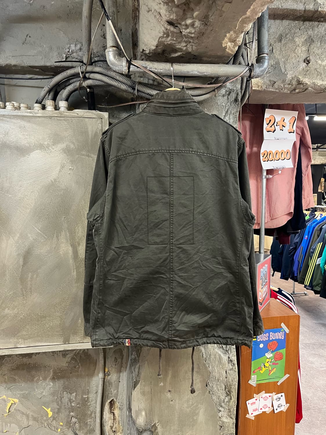 타미힐피거 밀리터리 자켓 카키 M #csz3034 상품이미지2