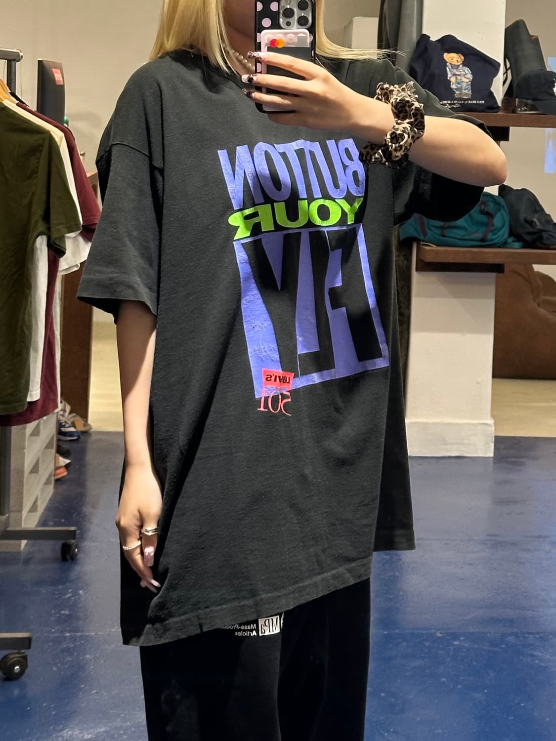 1990s Levis USA 501 싱글스티치 반팔티 상품이미지1