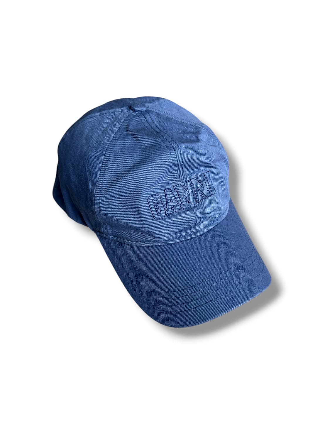 가니 블루 자수 볼캡 상품이미지1