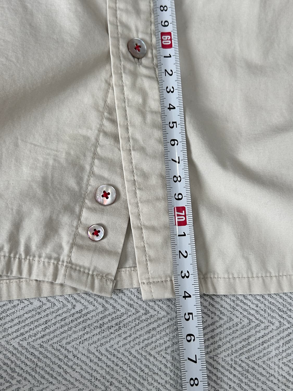 Lee 리 베이지 여유핏 셔츠 남방 100 vintage 상품이미지10