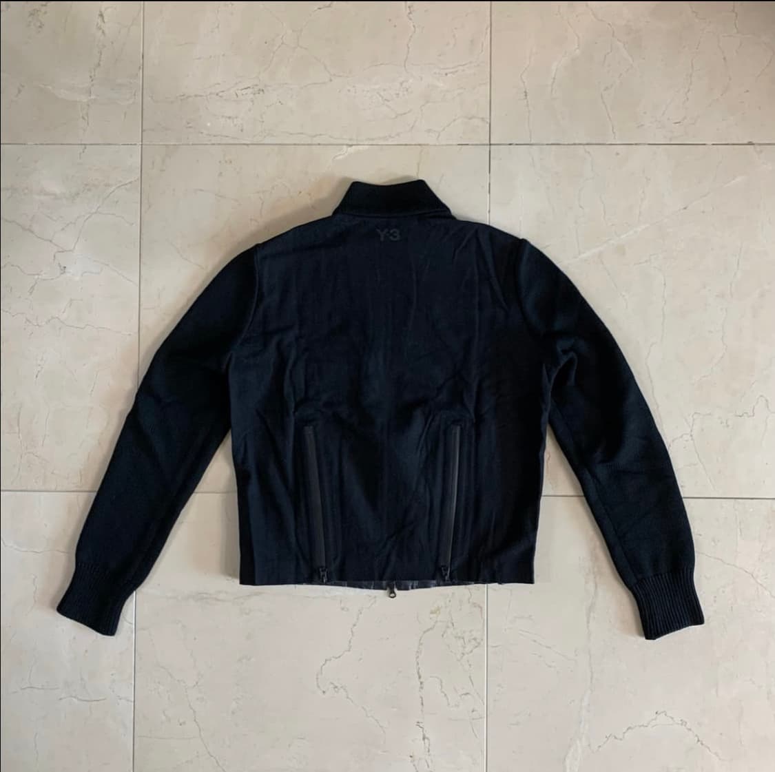 Y-3 Yohji Yamamoto Wool Knit Jacket 상품이미지3