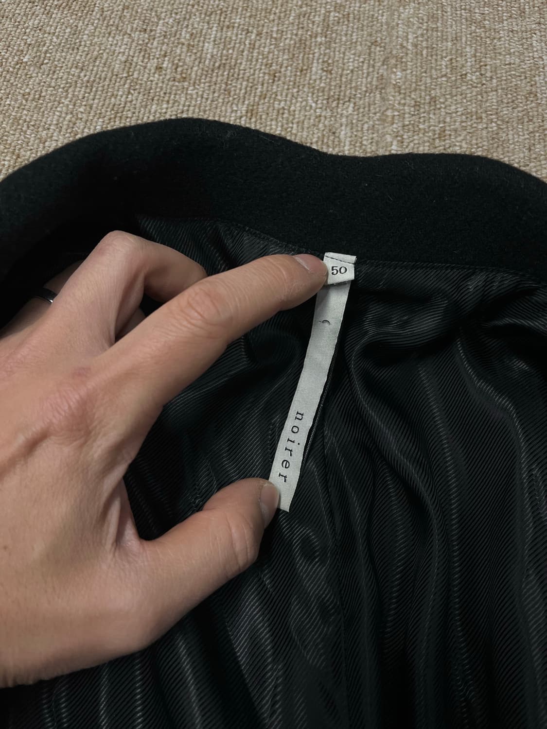 노이어 테이핑 맥시 코트 상품이미지5