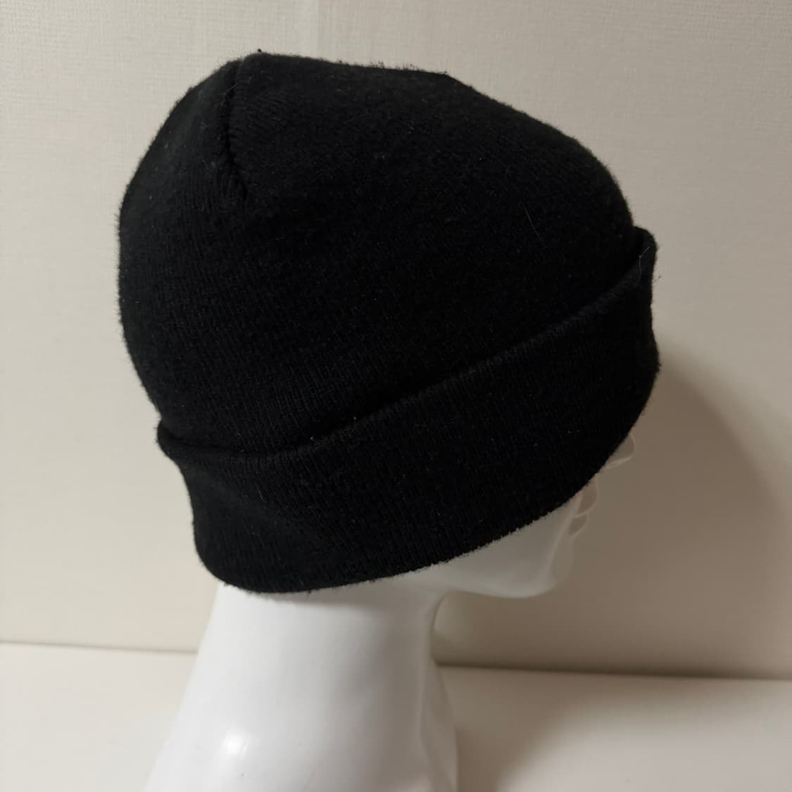 스투시 로고 블랙 비니 상품이미지3