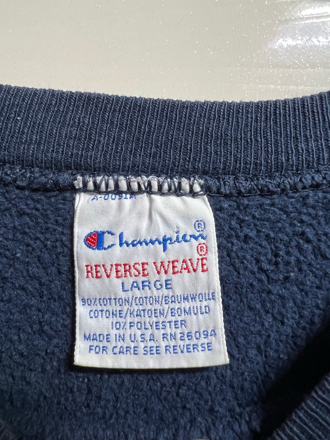 빈티지 90s 챔피온 조지 워싱턴 스웻셔츠 상품이미지6