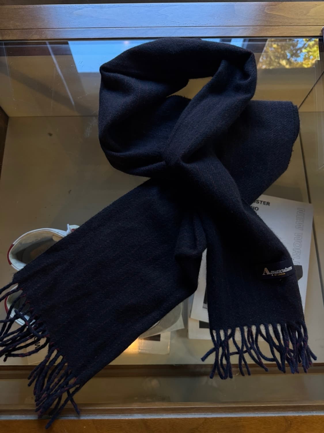 아쿠아스큐텀 캐시미어 머플러 상품이미지2