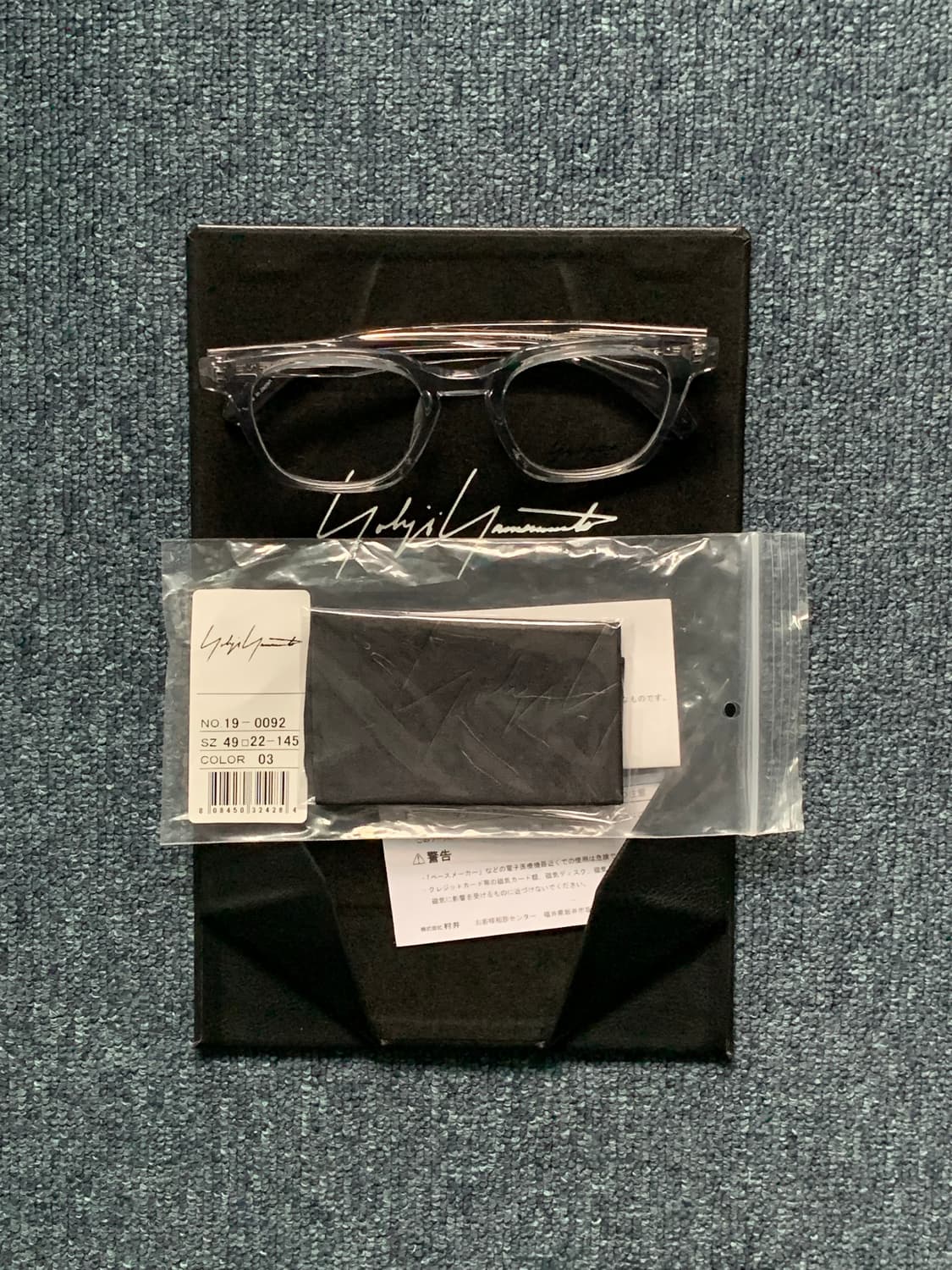 Yohji yamamoto 투명 프레임 안경 상품이미지2
