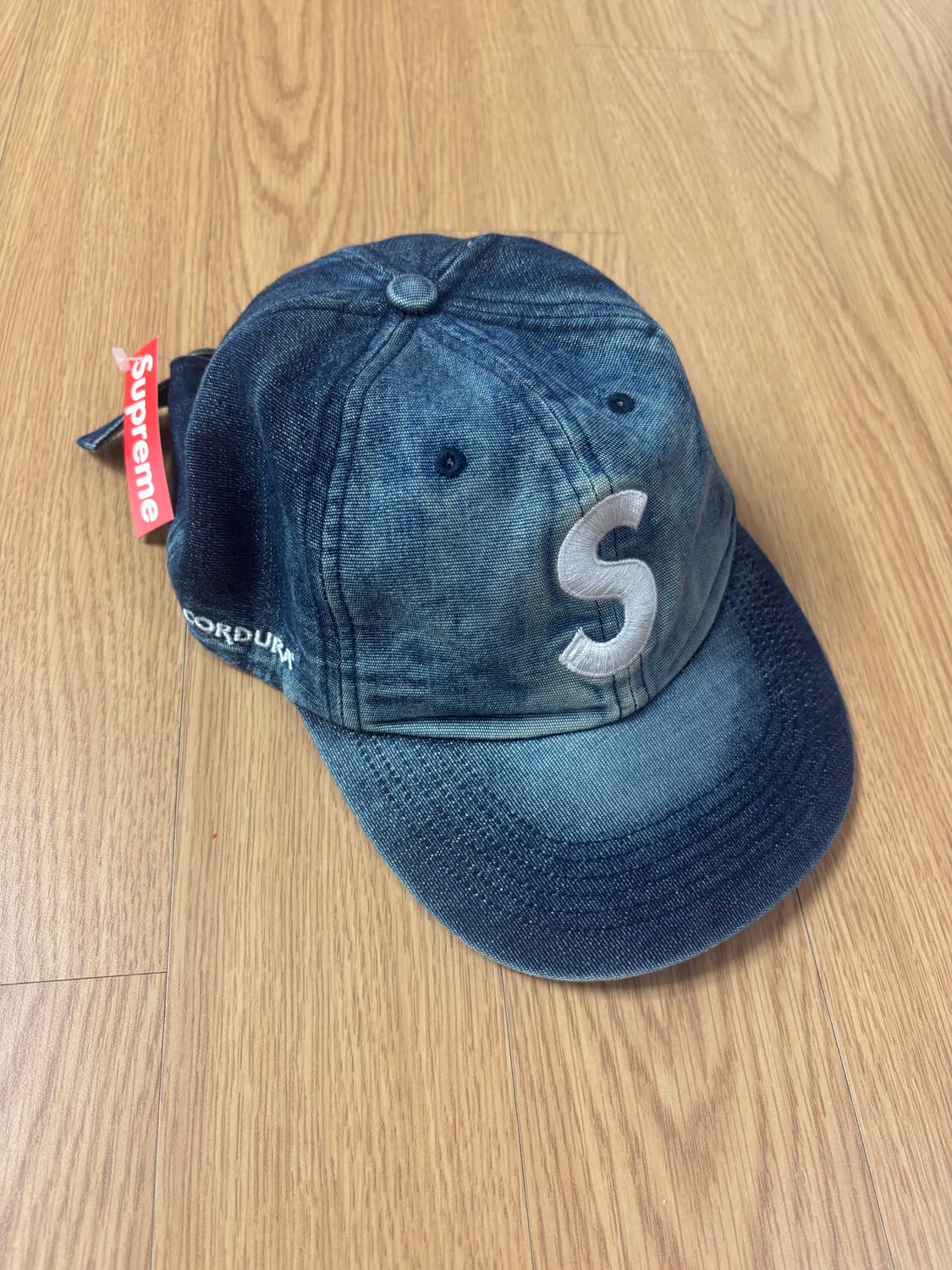 [새상품] 슈프림 코듀라 데님 6패널 볼캡 모자 상품이미지1