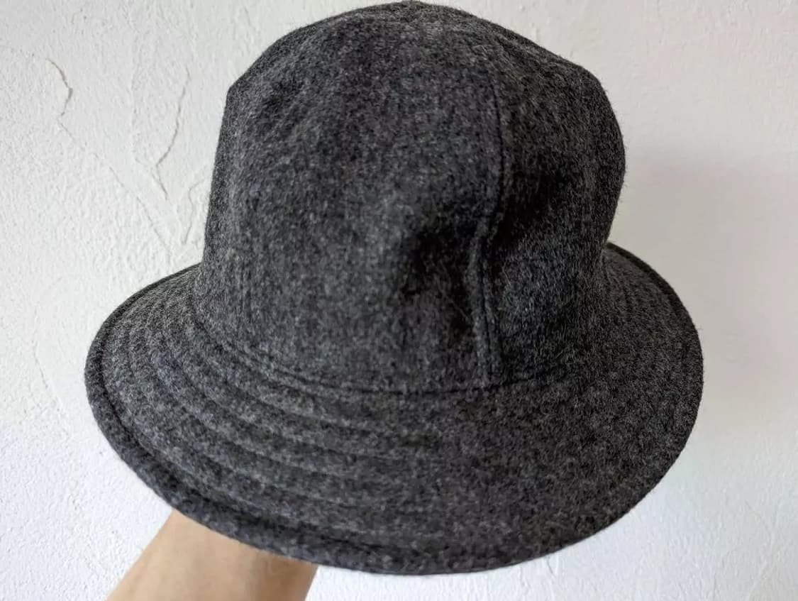 [새상품] 아펜쳐 멜튼 울 6패널 햇 그레이 상품이미지1