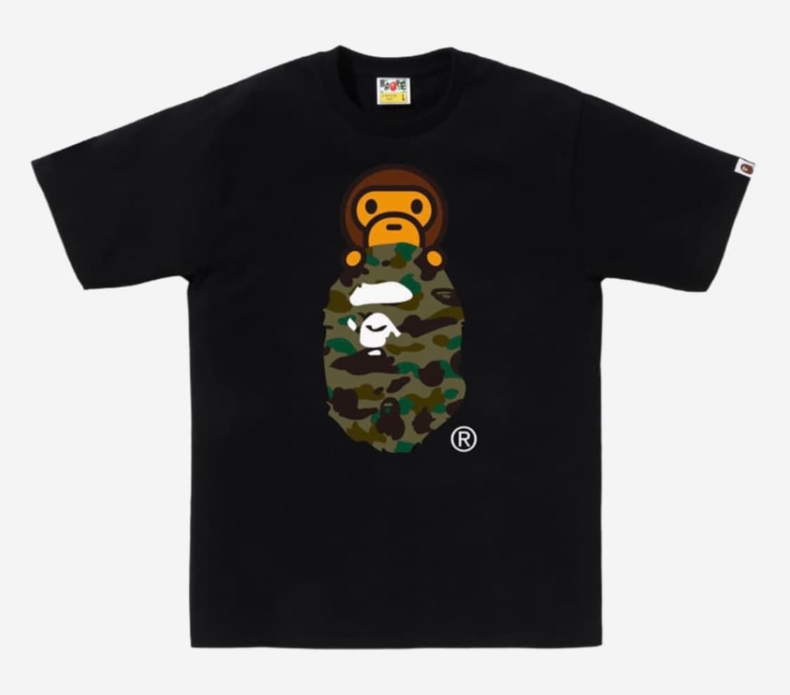 BAPE 1st Camo Milo on Ape Head T-Shirt  상품이미지1