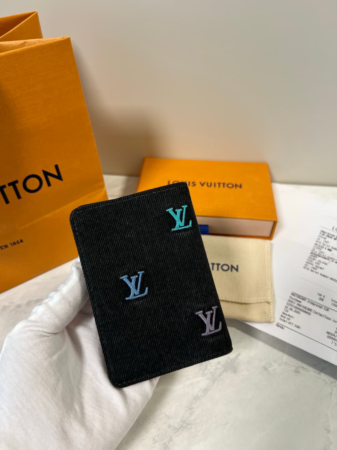 루이비통 포켓 LV 블라손 데님 오거나이저 지갑 M14148 상품이미지2