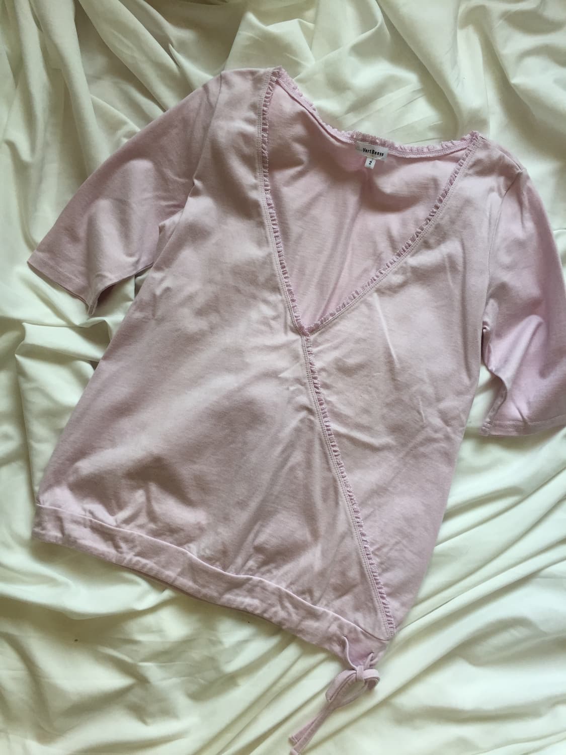 레이스 연보라 티셔츠 상품이미지1