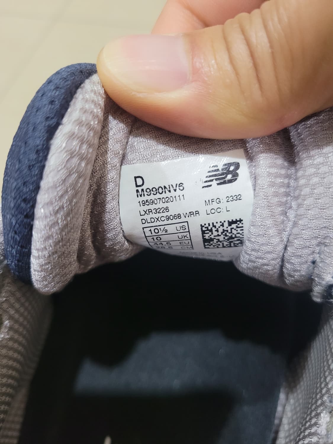 뉴발란스 990v6 285 네이비 상품이미지3