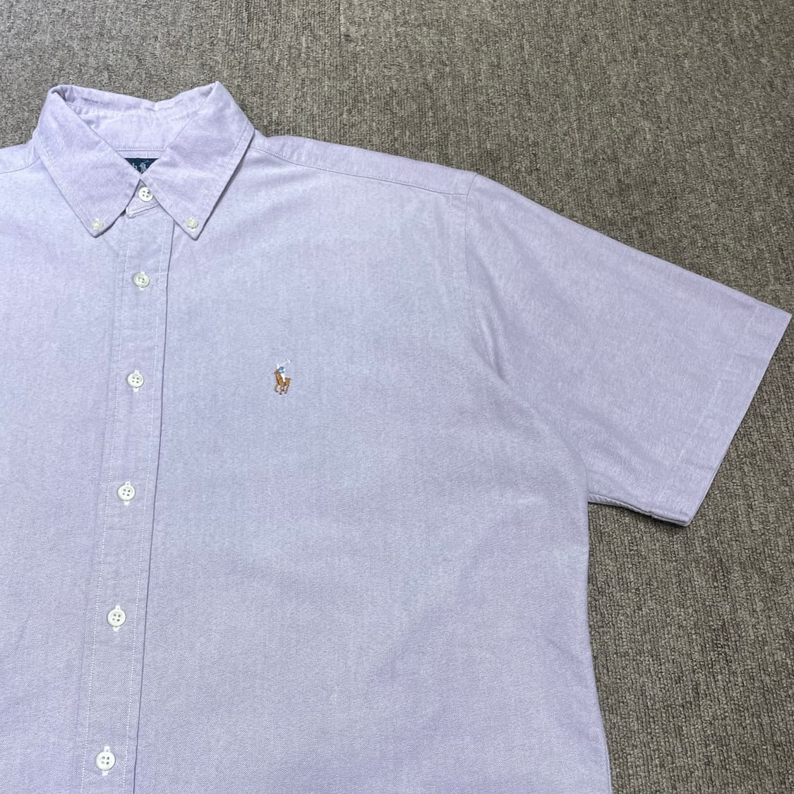 (M) POLO 폴로 랄프로렌 솔리드 반팔 셔츠 블레이크 상품이미지4