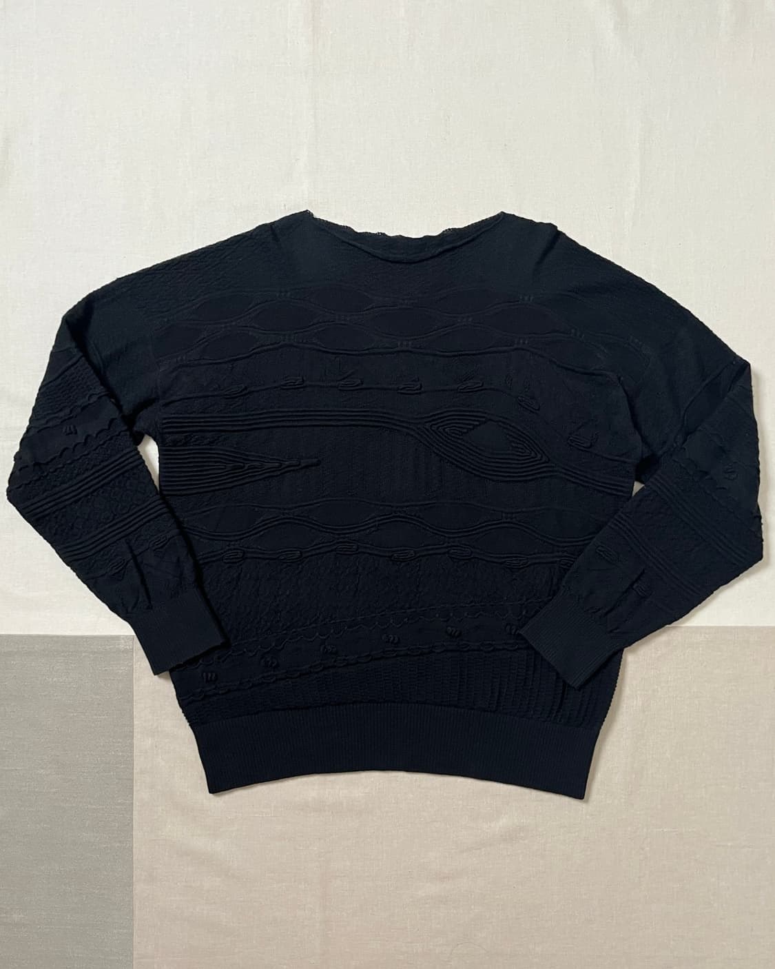 설밤 패턴 자가드 니트 sulvam 상품이미지4