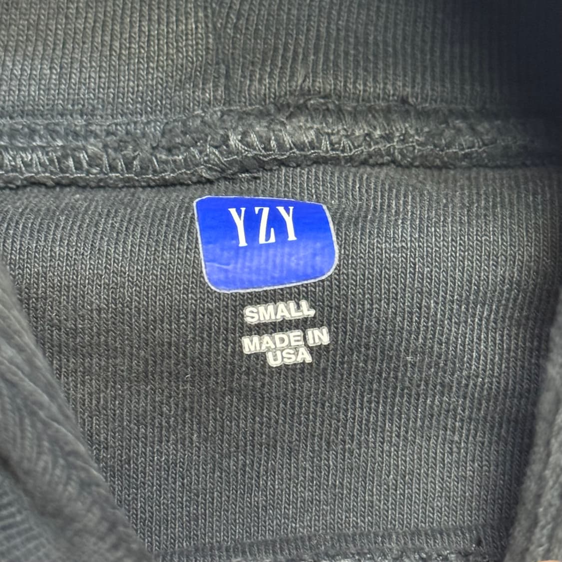 [S] 이지 갭 엔지니어드 바이 발렌시아가 도브 후드 워시드 블랙 상품이미지4