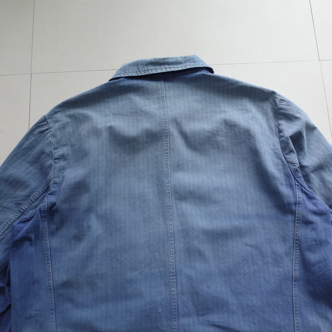 프렌치 빈티지 HBT 워크 초어 자켓 페이딩 (100) 상품이미지7