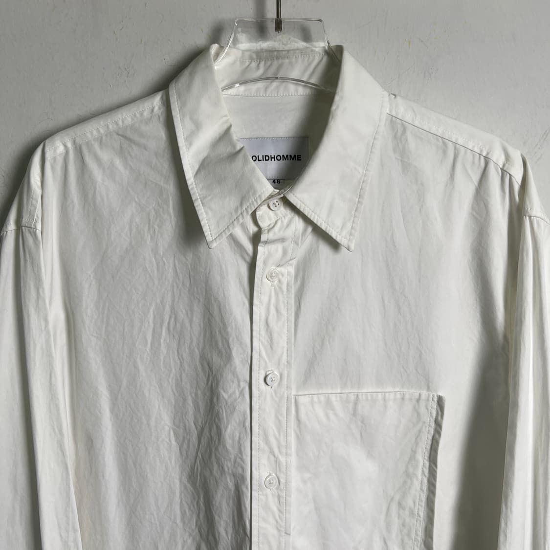 Solid homme 솔리드옴므 화이트 셔츠 48 상품이미지4