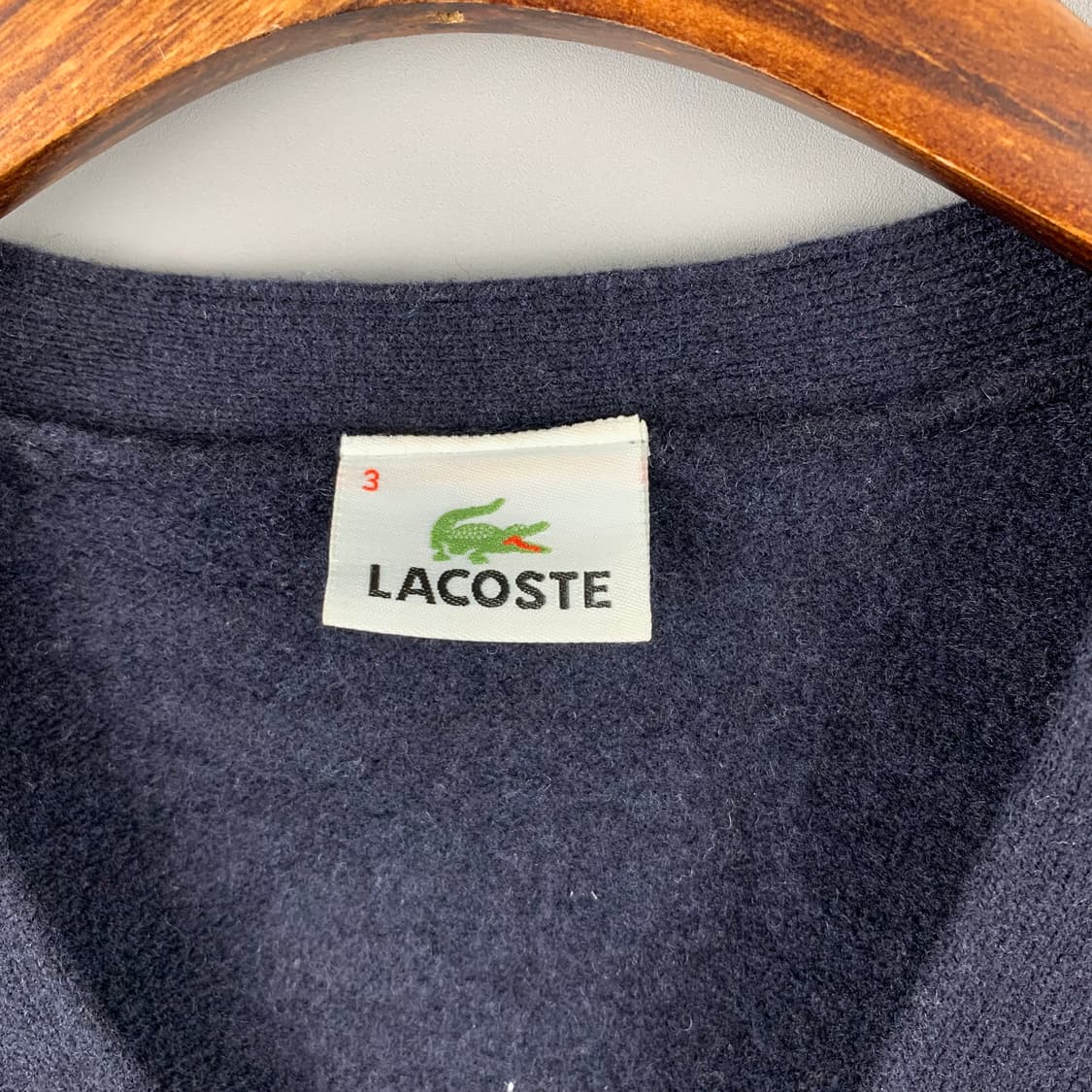라코스테 네이비 니트 가디건 상품이미지5