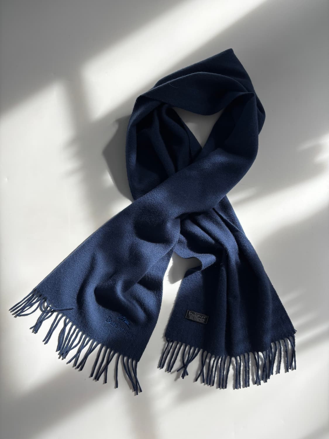 Burberry 버버리 네이비 캐시미어 머플러 상품이미지6