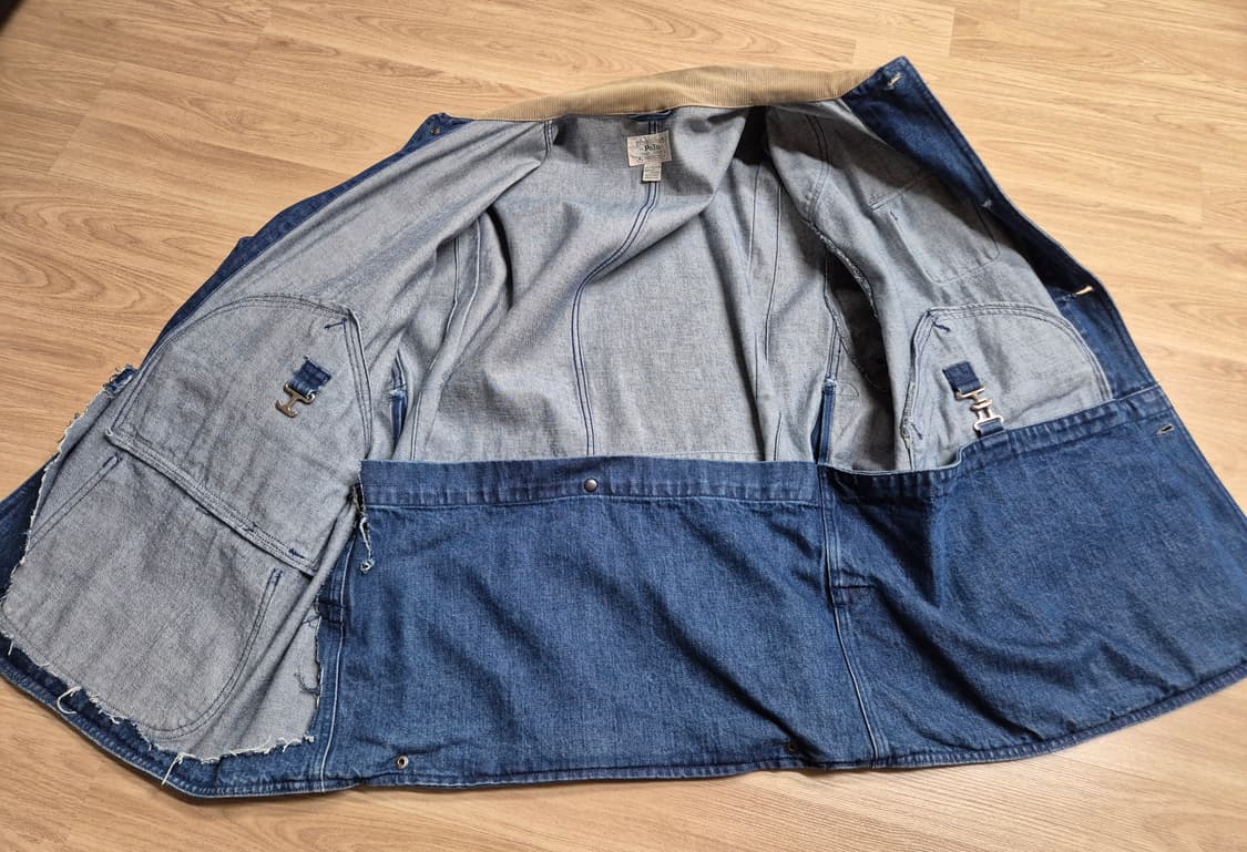 80's 폴로 랄프로렌 데님 헌팅 자켓 상품이미지6