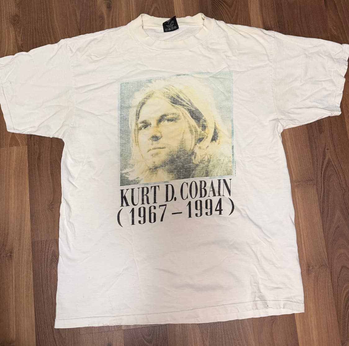90s 너바나 커트코베인 밴드티 XL 상품이미지1
