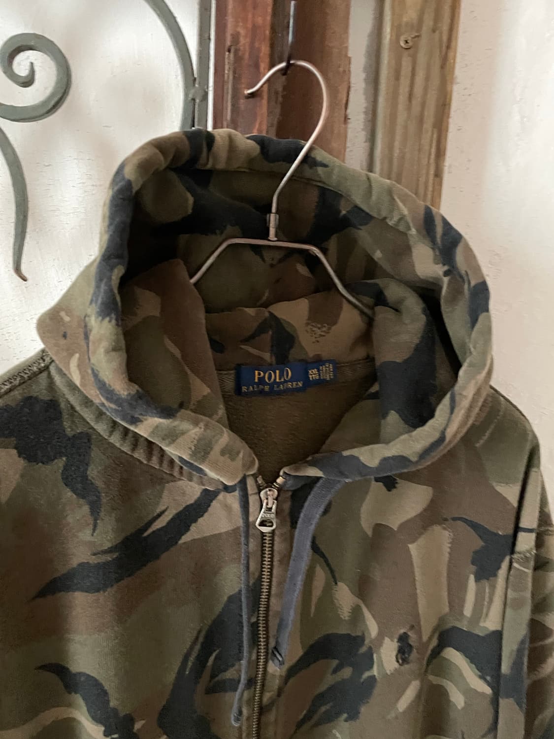 폴로 랄프로렌 빈티지 카모 후드집업 상품이미지4