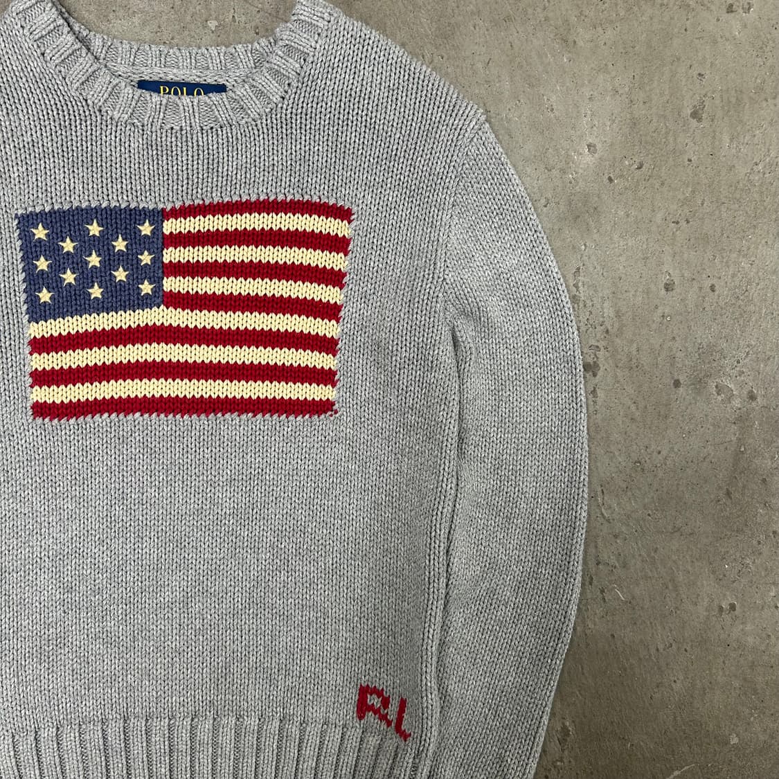 폴로 성조기 니트[1422] 상품이미지3
